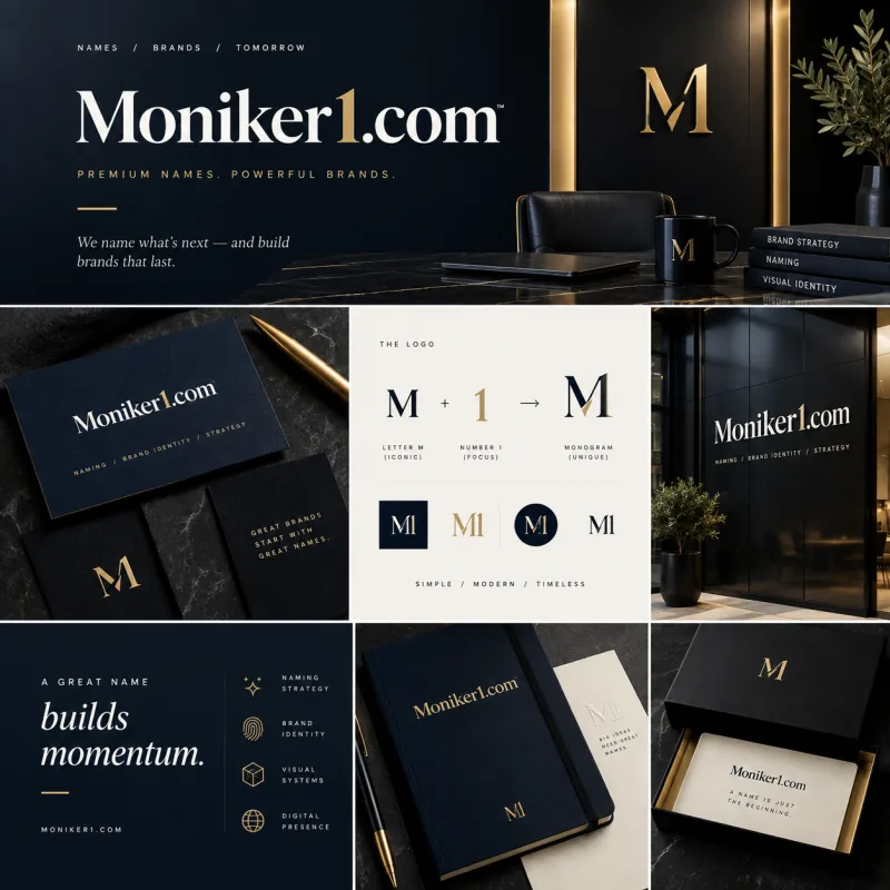 moniker1.com brand concept