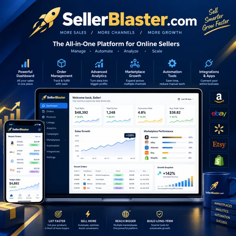 sellerblaster.com brand concept